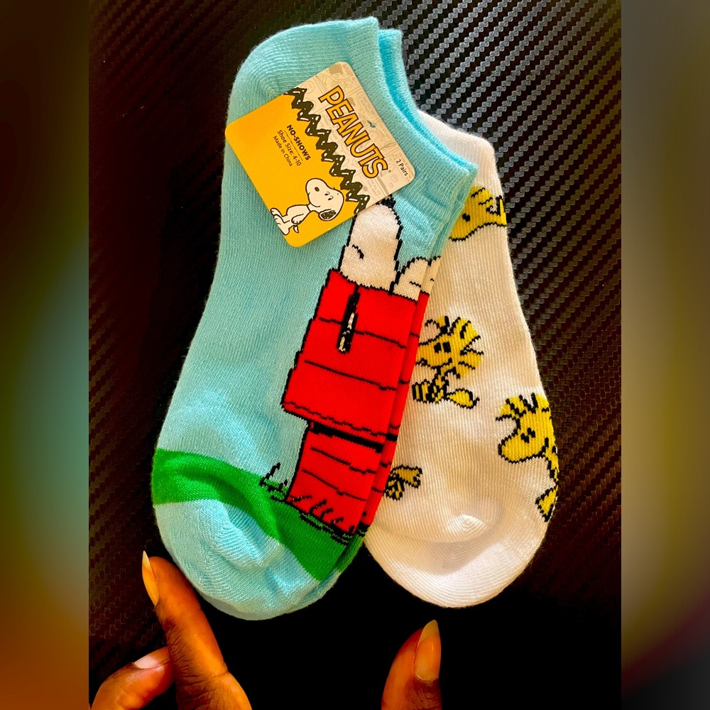 Peanuts Socks “Snoopy & Woodstock” (Ankle) $10